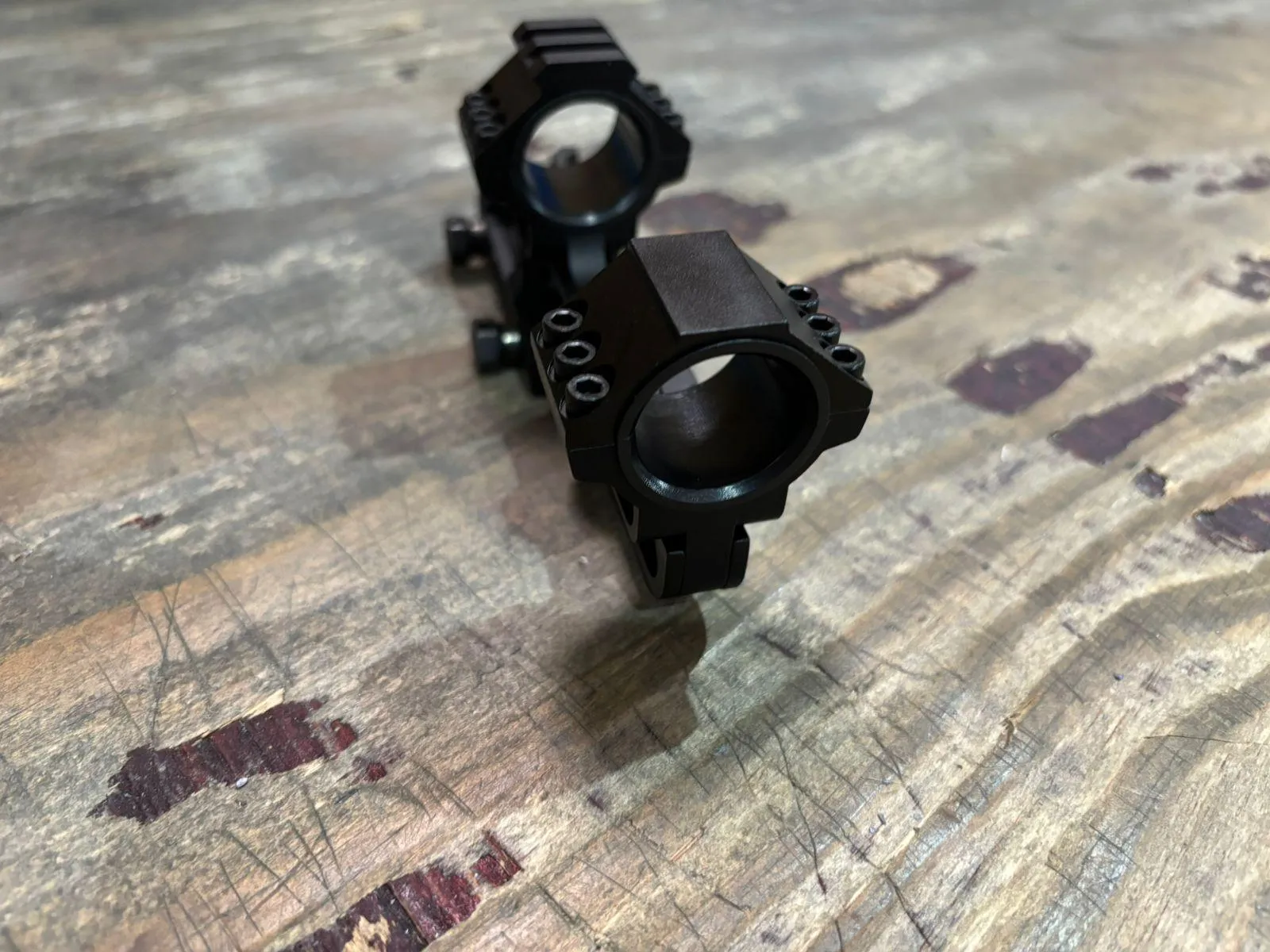 1 PIECE PICATINNY MOUNT, 1"/30MM W/ BUBBLE LEVEL