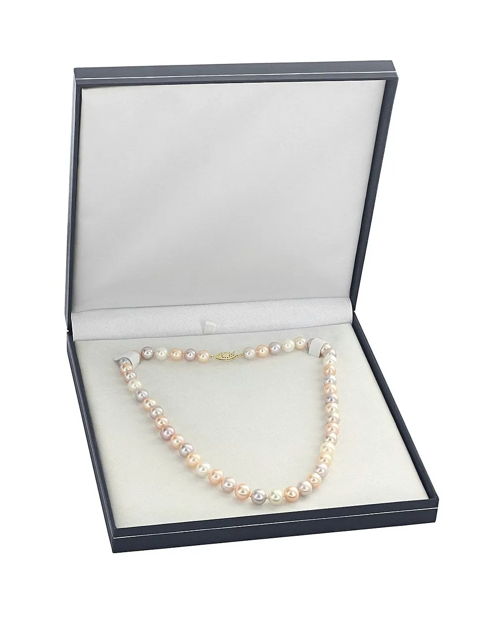 11.5-12.5mm Freshwater Multicolor Pearl Necklace - AAAA Quality