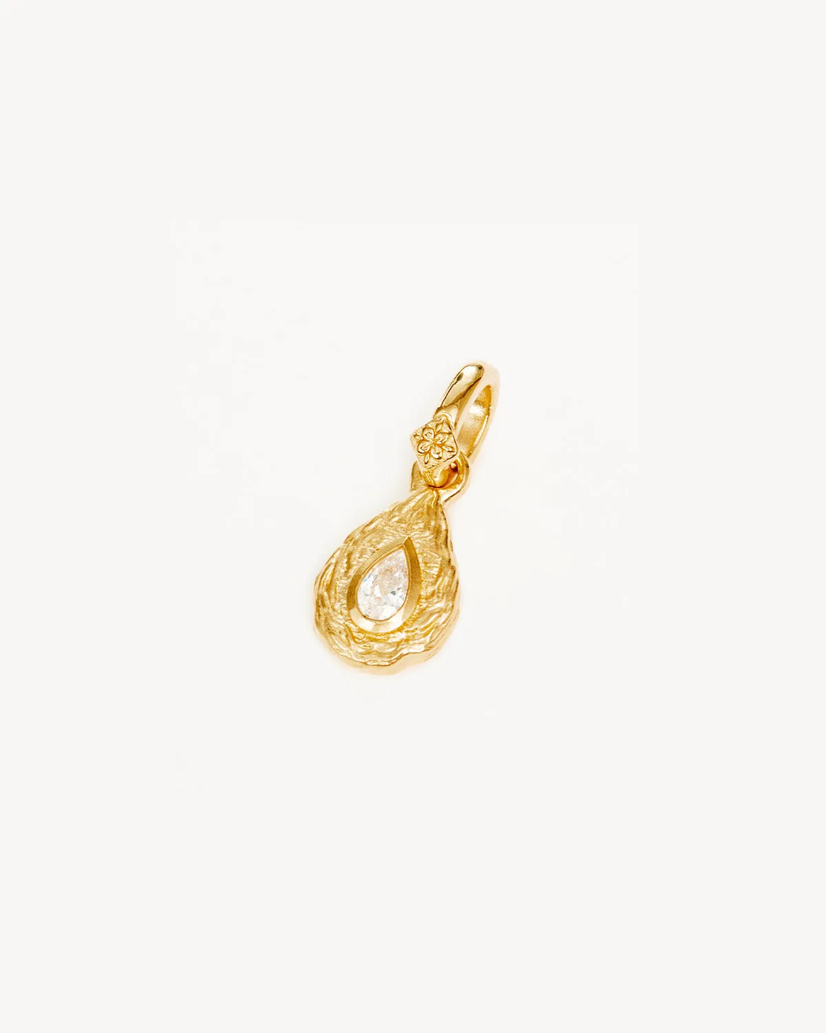 18k Gold Vermeil With Love Birthstone Annex Link Pendant - April