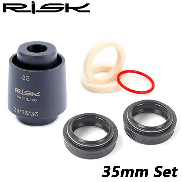 32/34/35/36mm MTB Bike Fork Seal Wiper Tool Set Bicycle Suspension Oil Seal Driver Installation Tools Dust Seal Oil Sponge Kit