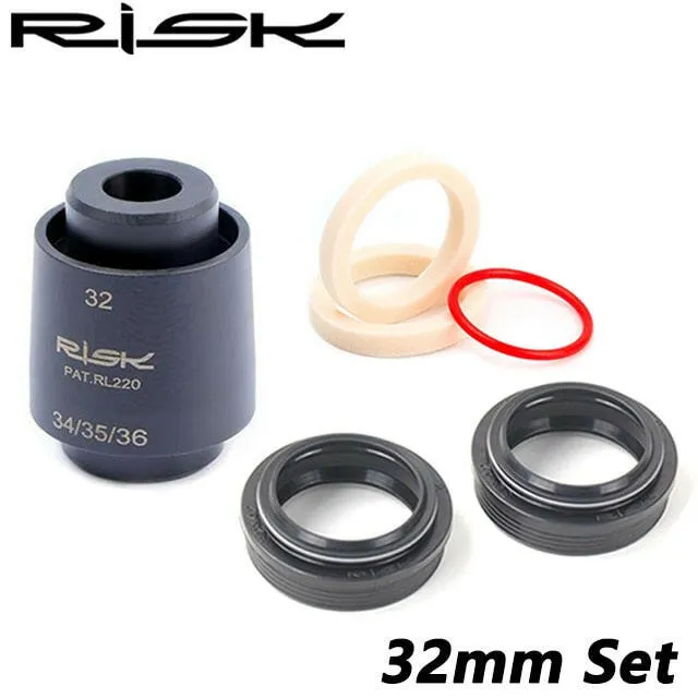 32/34/35/36mm MTB Bike Fork Seal Wiper Tool Set Bicycle Suspension Oil Seal Driver Installation Tools Dust Seal Oil Sponge Kit