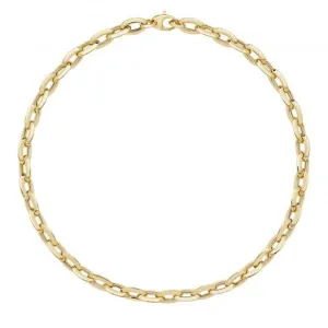 9ct Yellow Gold Ladies Fancy Necklet NK089