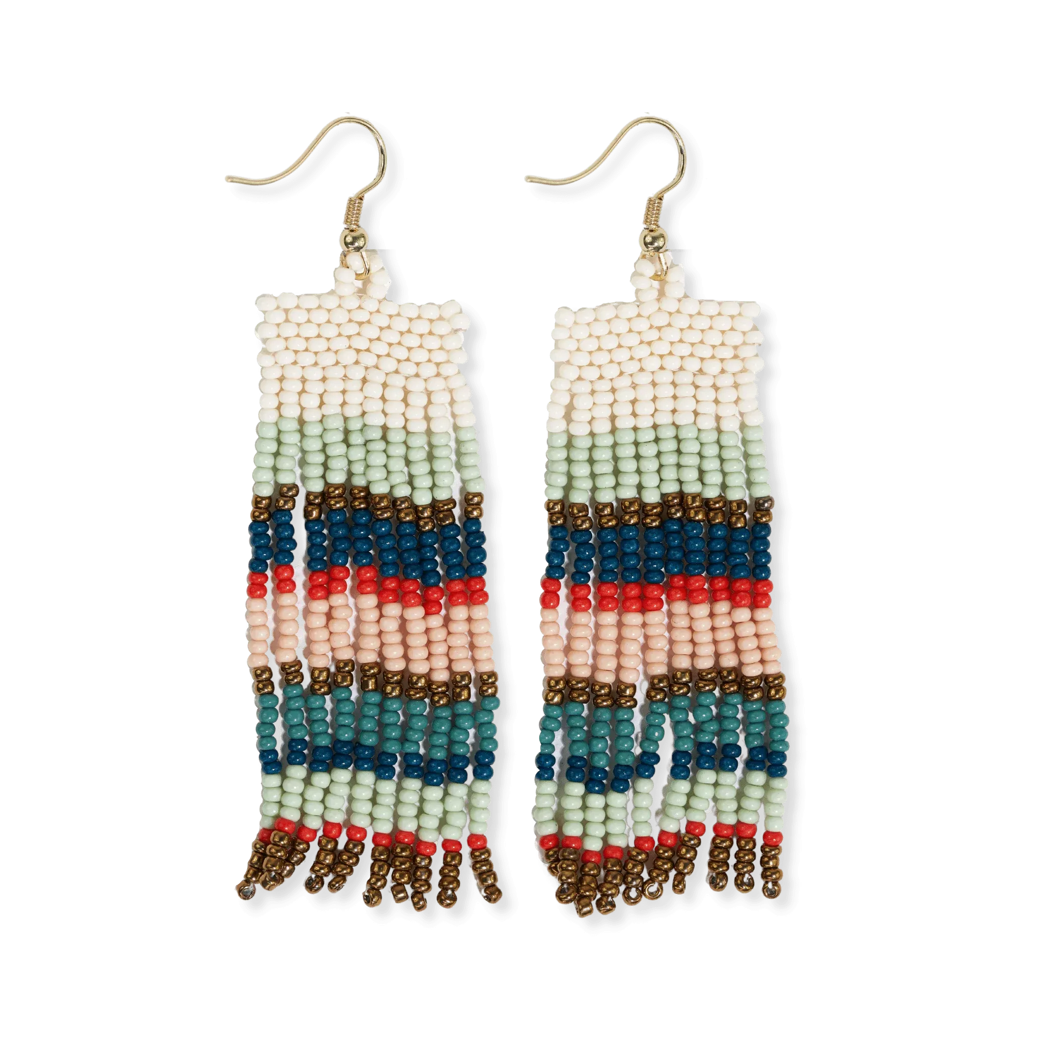 Adaline Modern Preppy Beaded Earrings