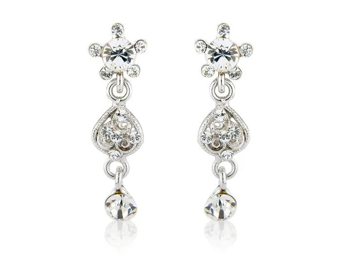 Adele Crystal Drop Earrings