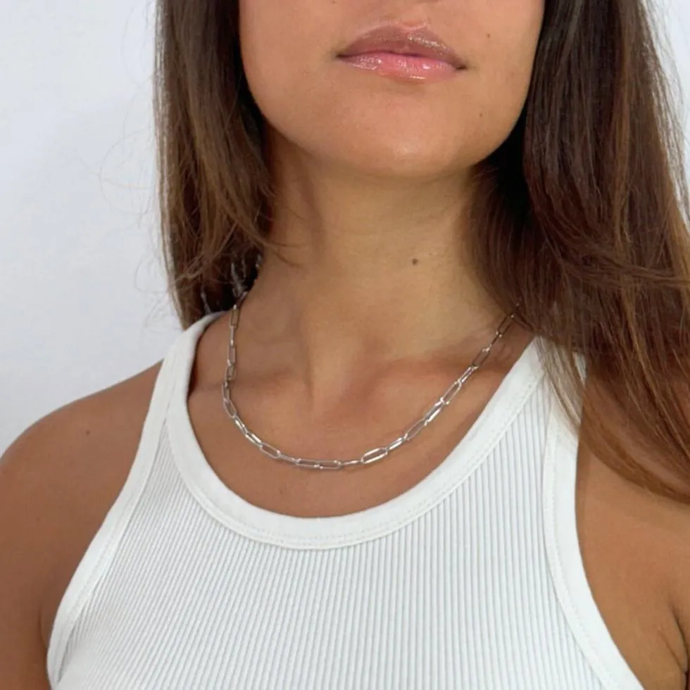 Albe necklace silver