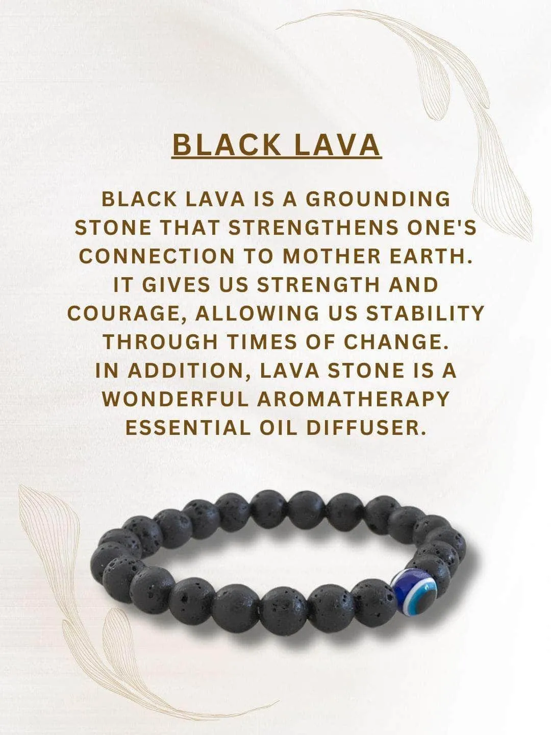 Black Lave Bracelet