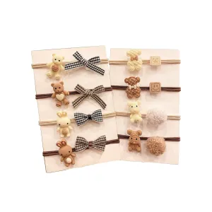 Brown Japanese Accessories Cute Animal Hair Rings Decorative Hair Rings AC-000013