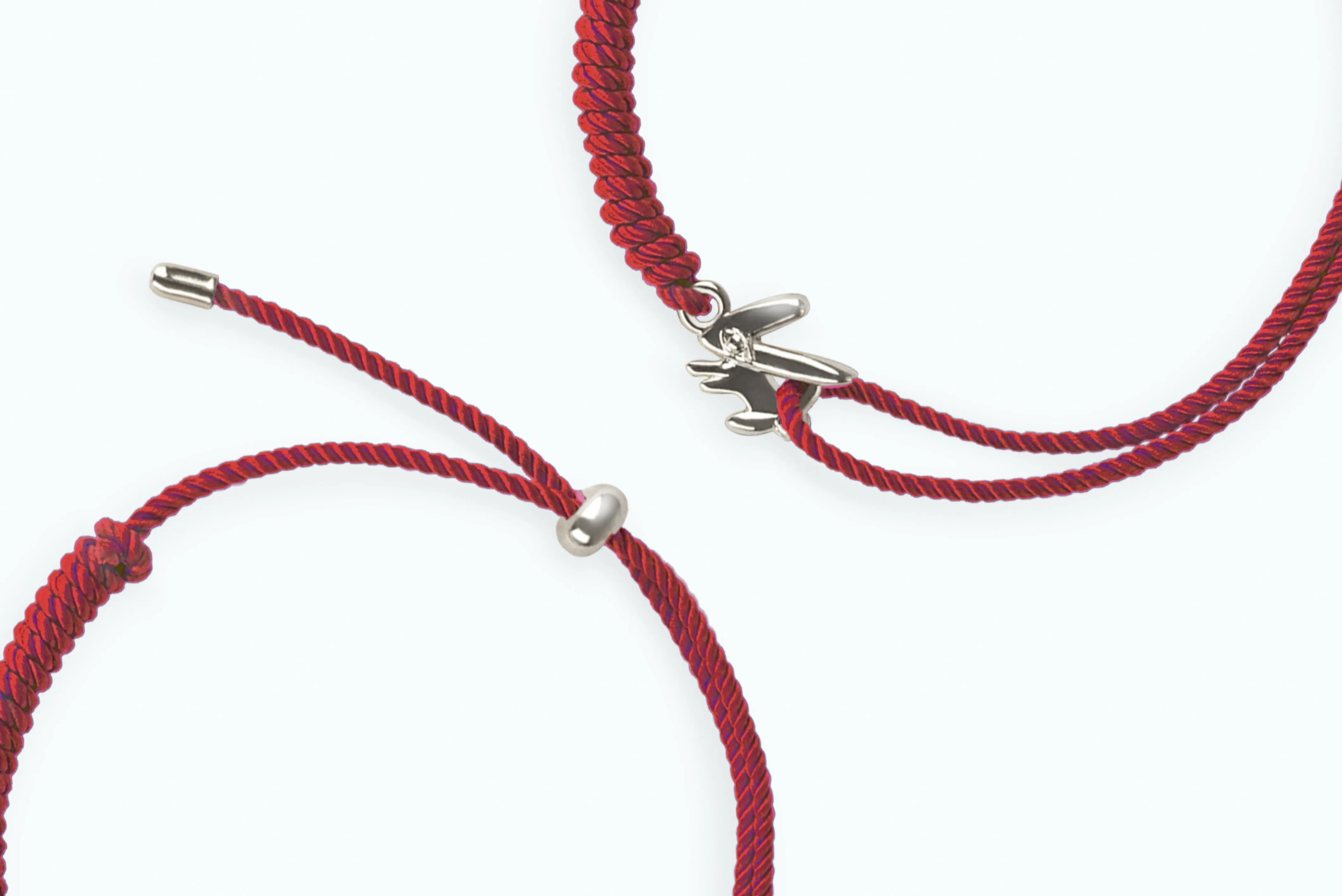 Bunny Vitamin Anklets Silver Sunkiss Red