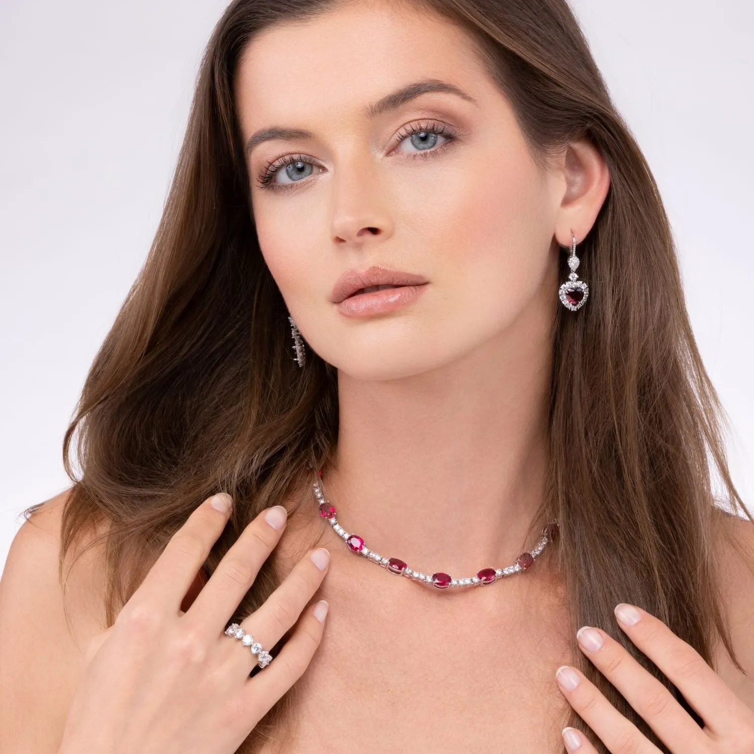 Casablanca Sapphire-Ruby Necklace