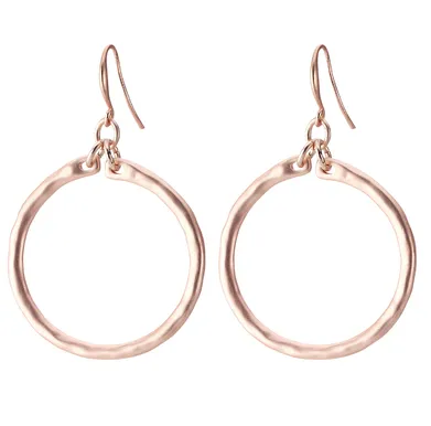 Classic Hoop Drop Earrings