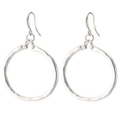 Classic Hoop Drop Earrings