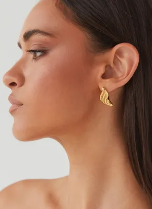 Cloud Nine Earrings - Gold