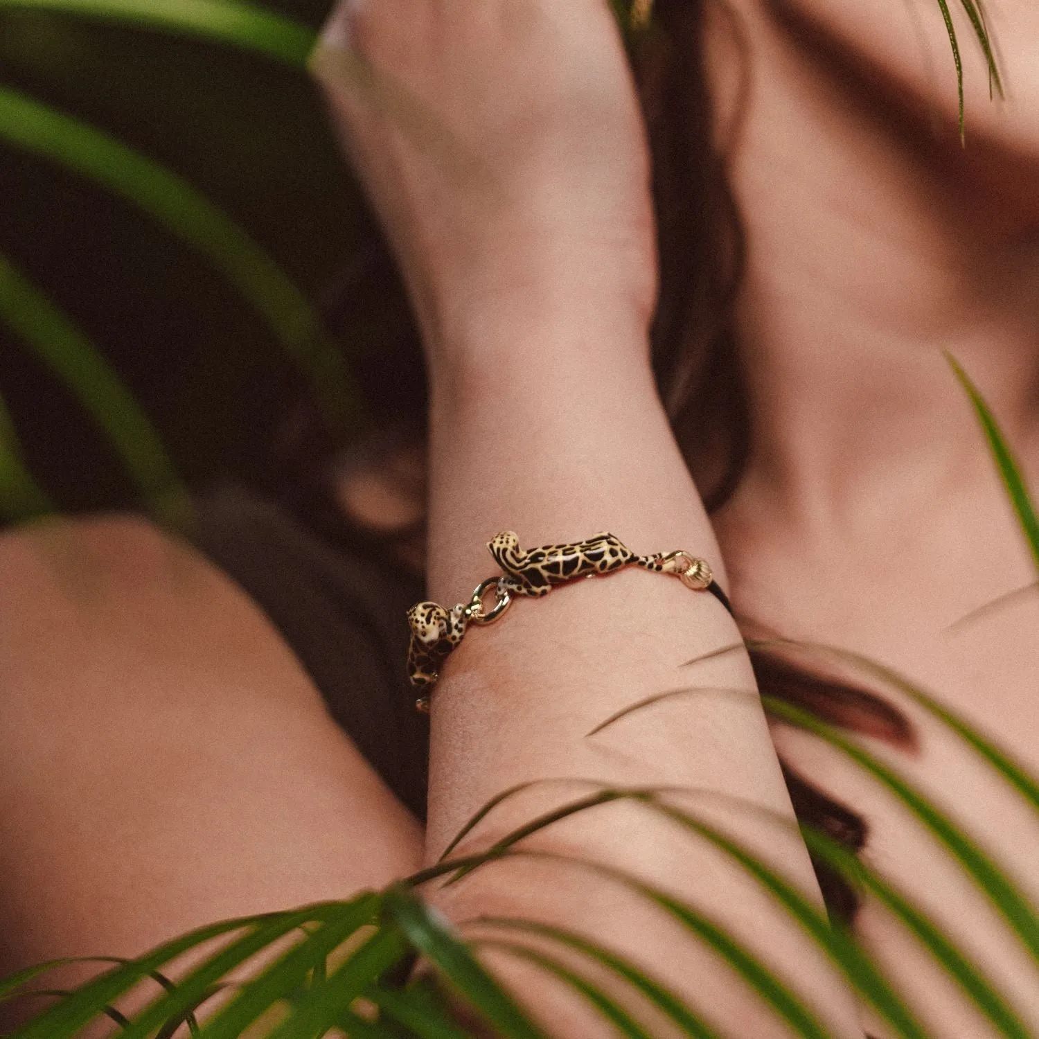 Clouded Leopard Friendship Bracelet