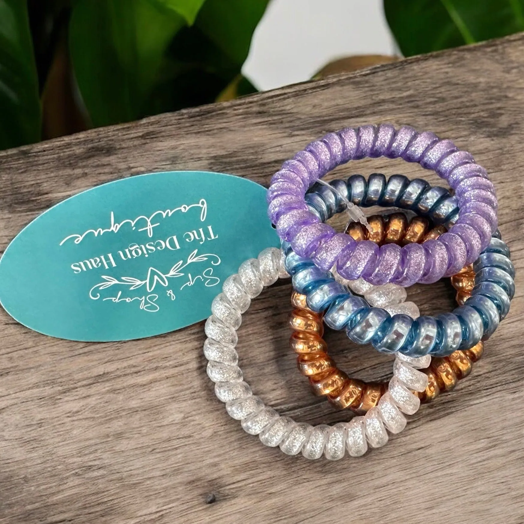 Coiled Hair Tie Bracelets