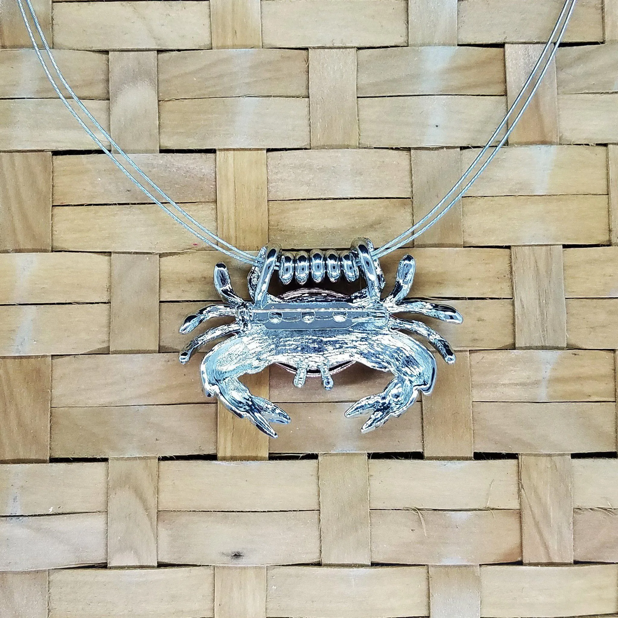 Crab / Necklace Brooch