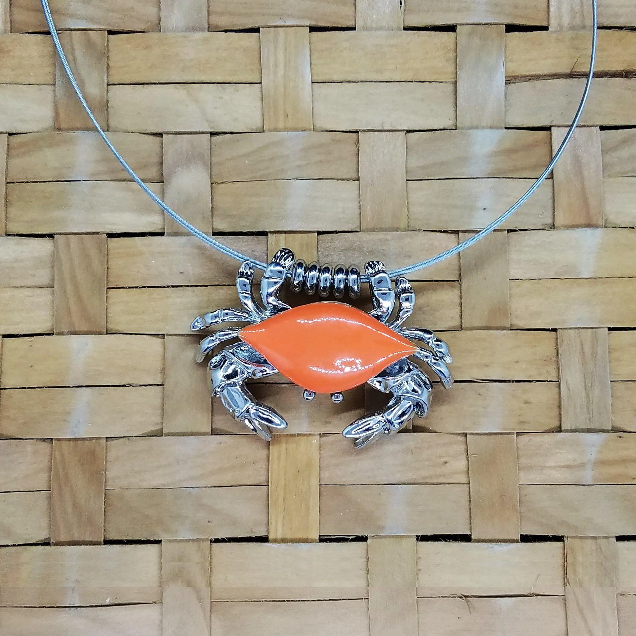 Crab / Necklace Brooch