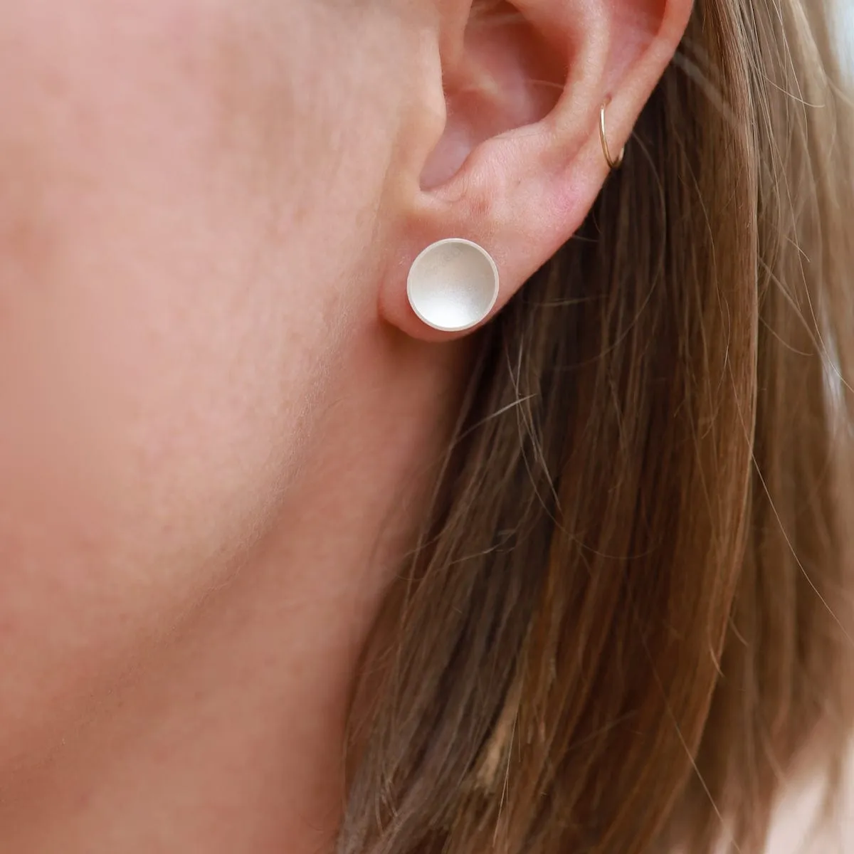 Disk Post Earring