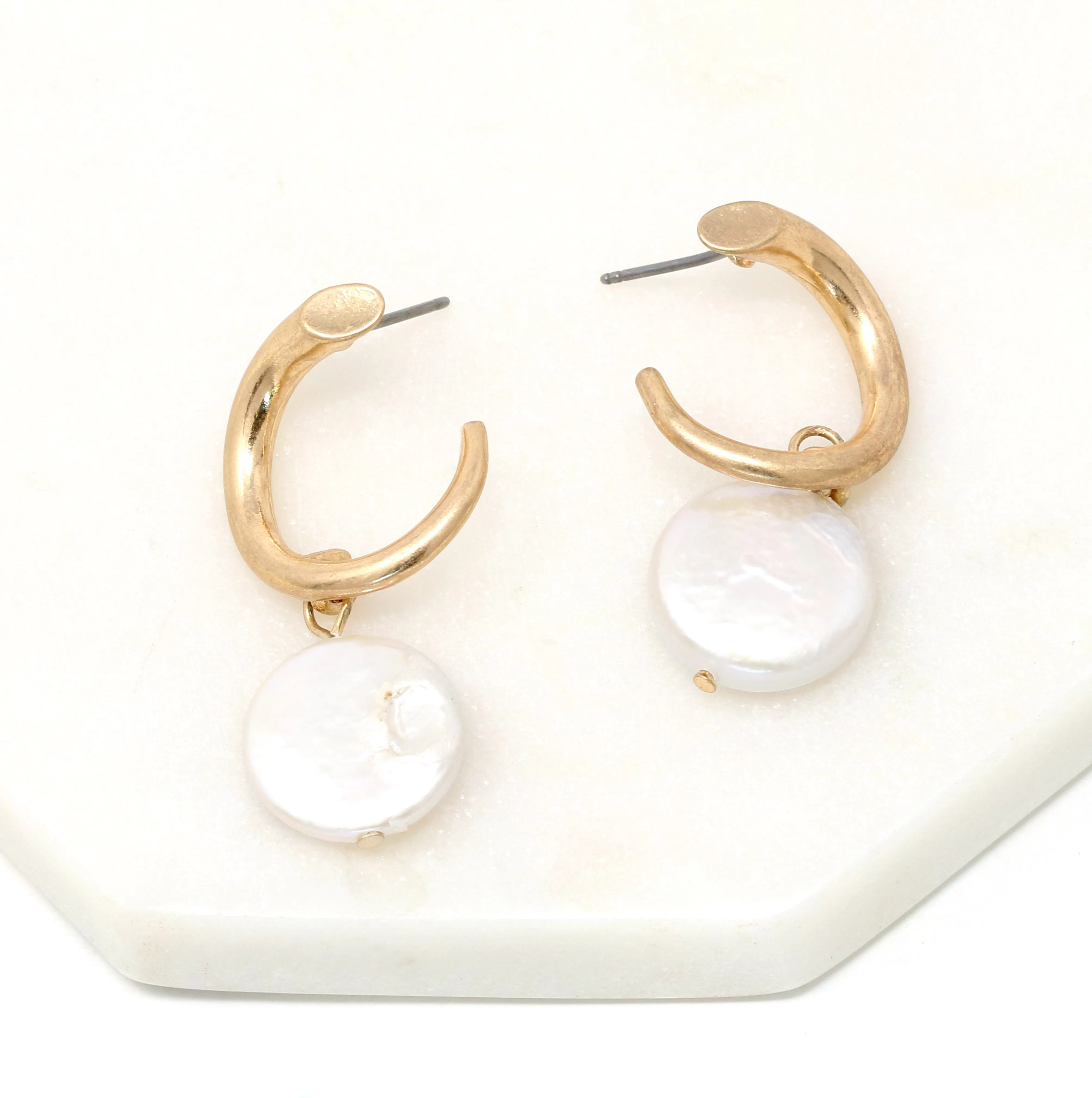 Freshwater Pearl Modern Earring