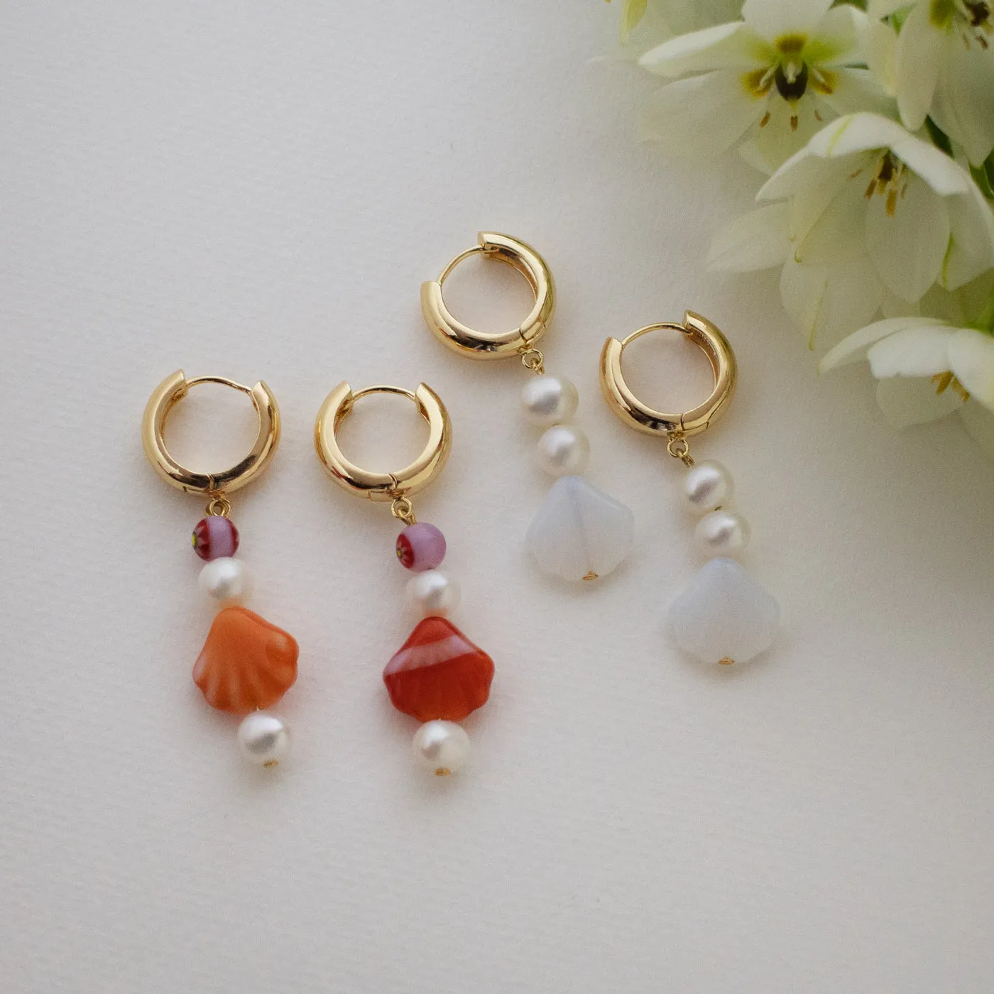 Galene shell Earrings