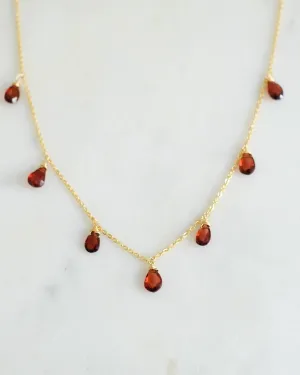 Garnet Princess Necklace