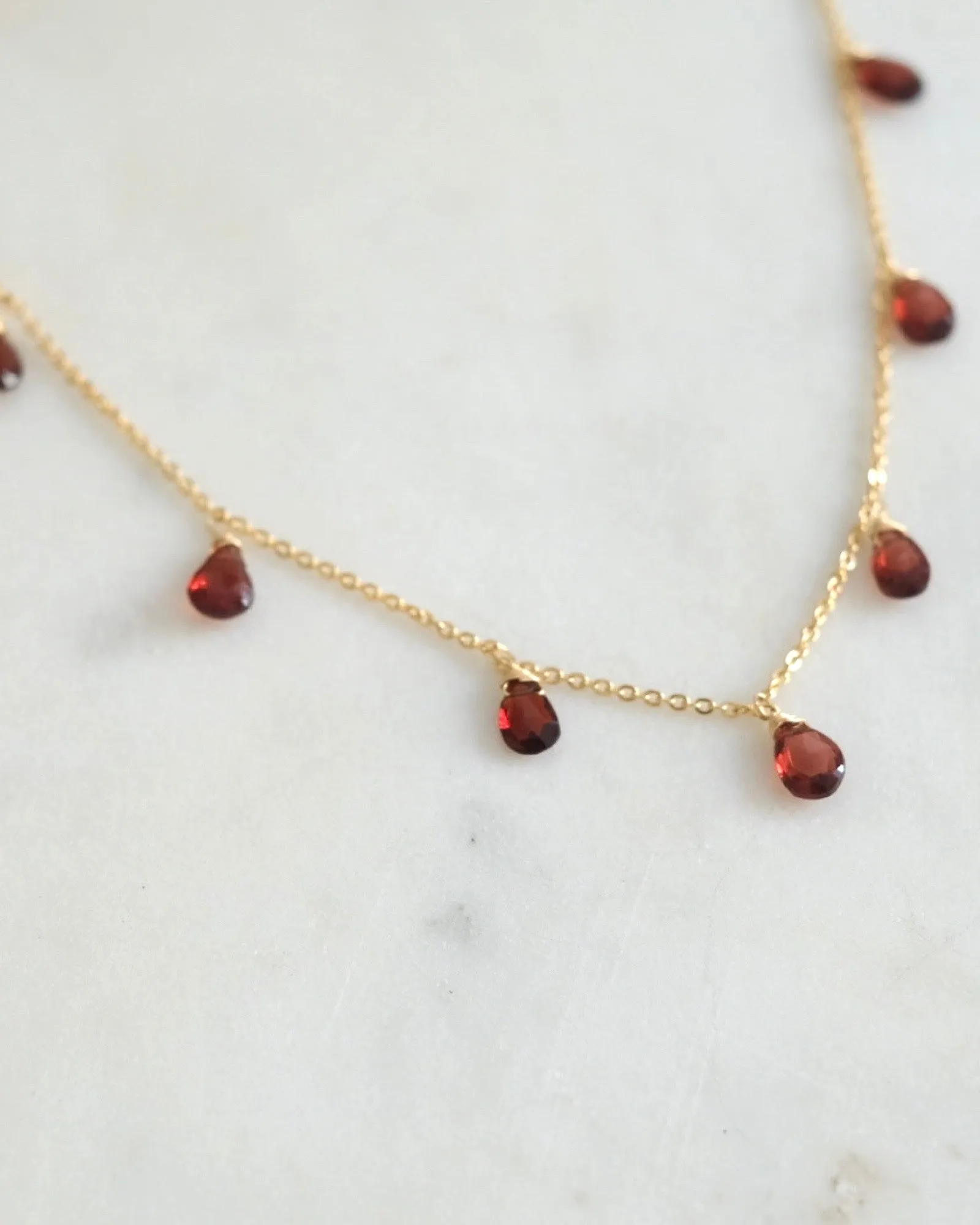 Garnet Princess Necklace