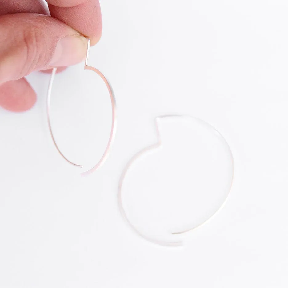 Geo Hoop Earring