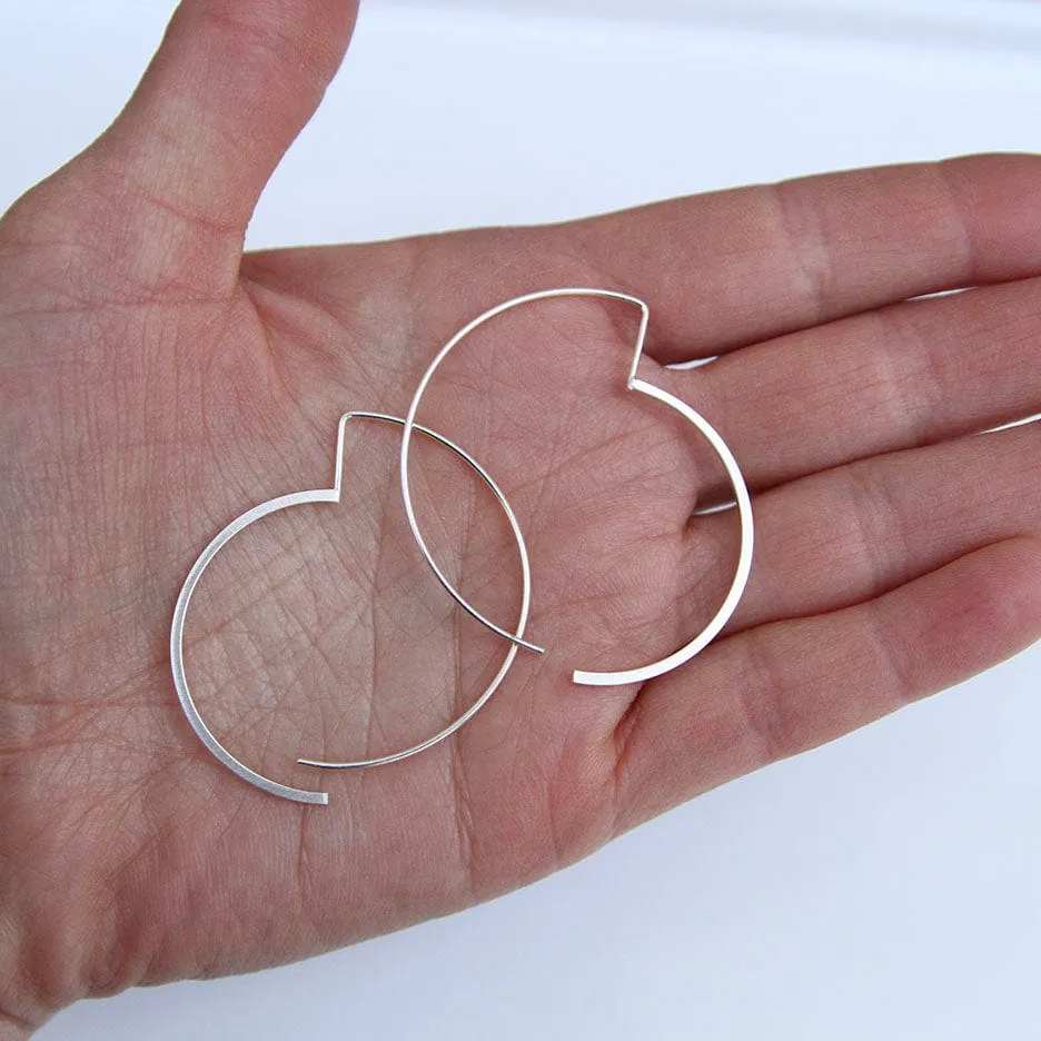 Geo Hoop Earring