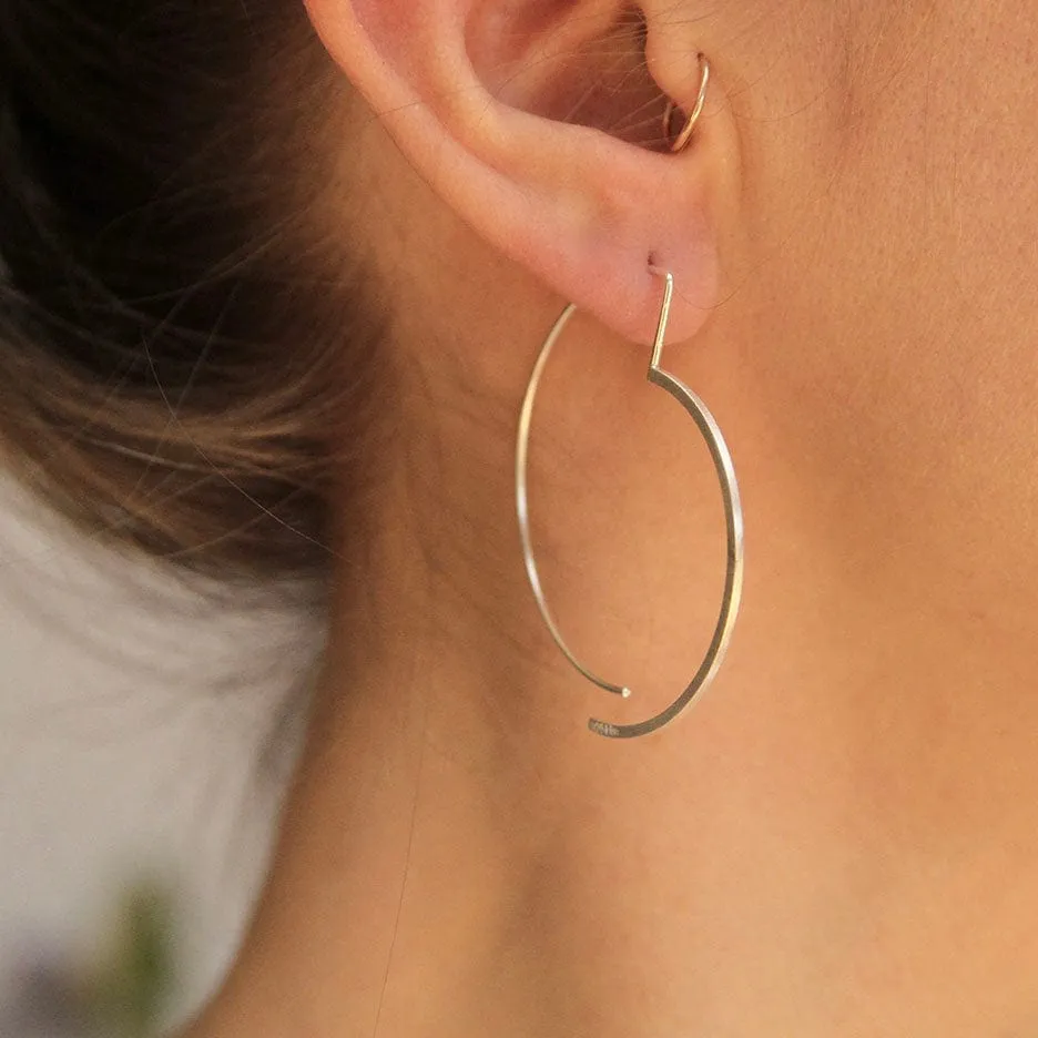 Geo Hoop Earring