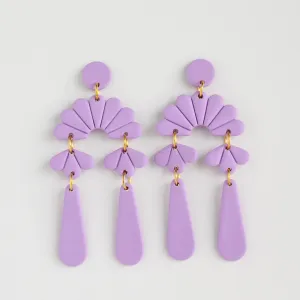 Lydia Earrings Lilac