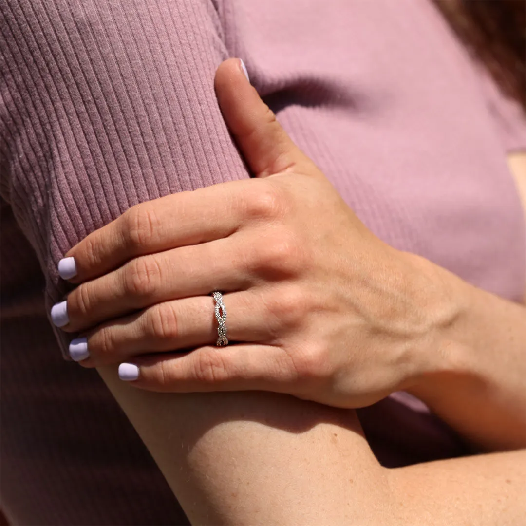 Mabel Infinity Diamond Ring