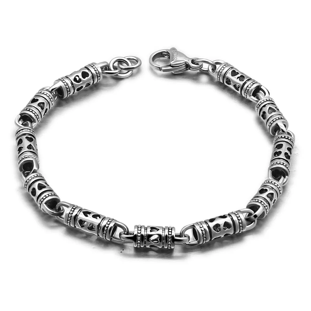 Men's Stylish 925 sterling silver bracelet for Mens