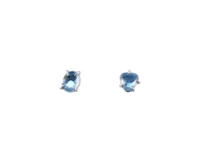 Mismatch Aquamarine Vanity Studs