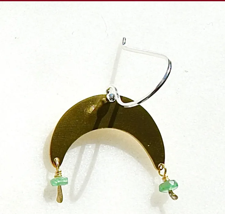 Moon Drop Earrings