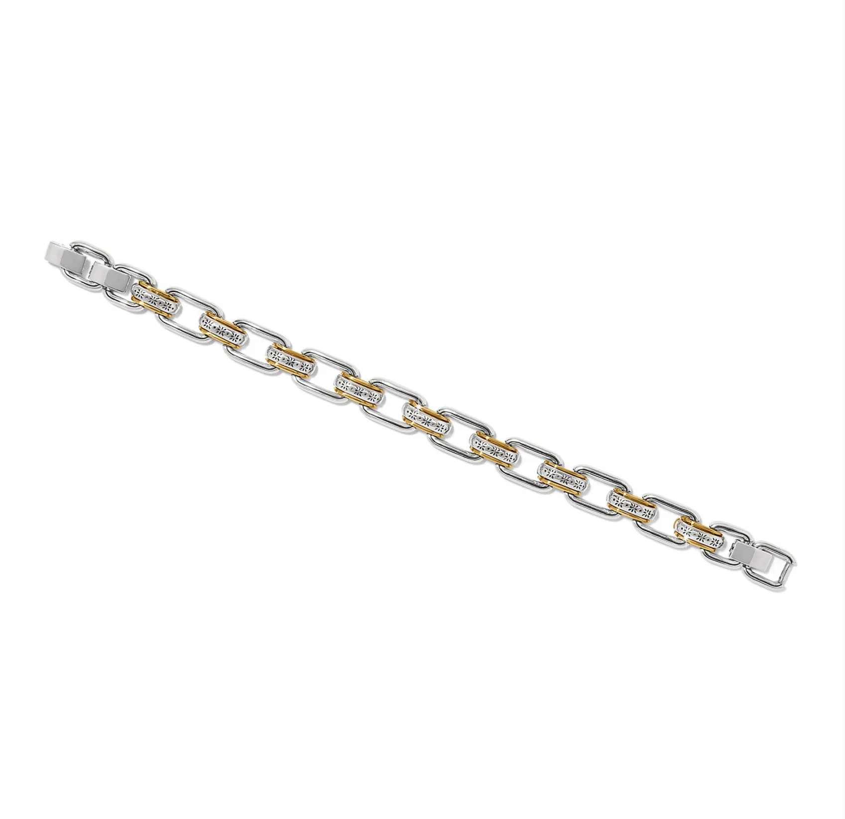 Mosaic Two-Tone Links Bracelet