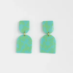 Naomi Turq/Green Butterfly Earrings