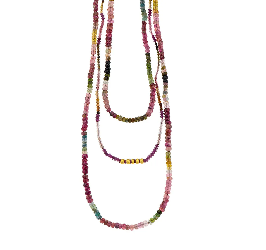 Nava Zahavi Yellow Gold and Tourmaline Necklace