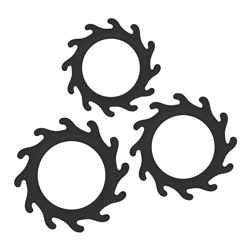 NS Novelties Renegade Gears 3 pack Cock Rings