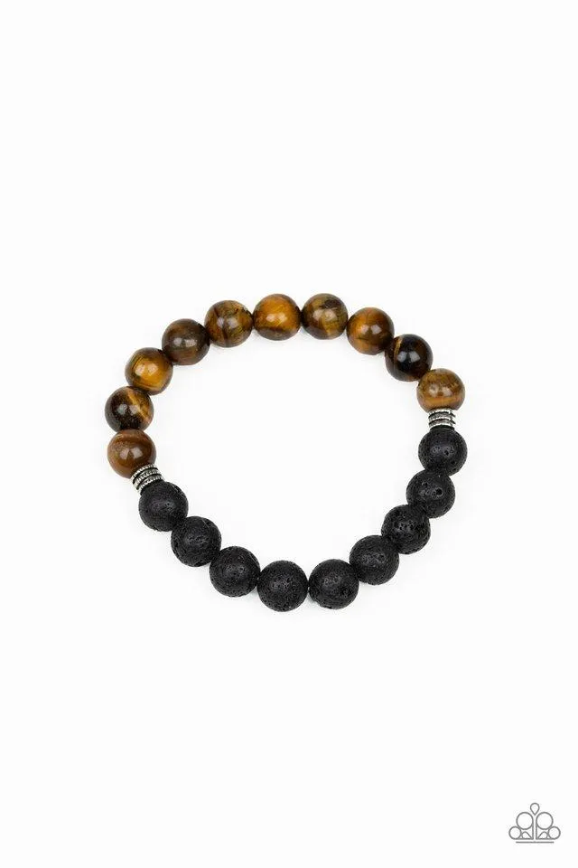 Paparazzi Bracelet ~ Destiny - Brown