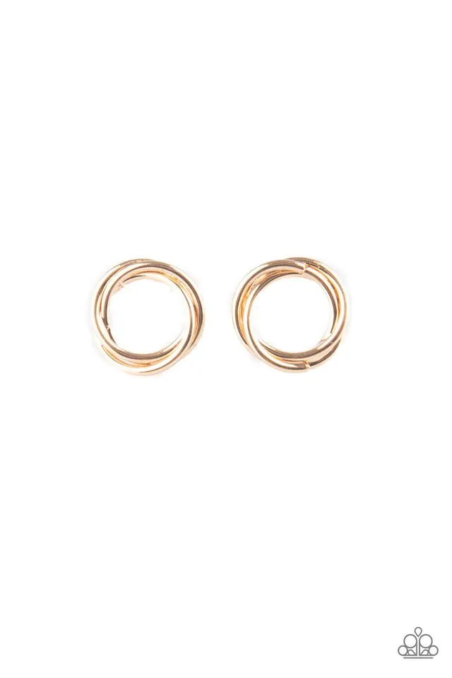 Paparazzi Earring ~ Simple Radiance - Gold