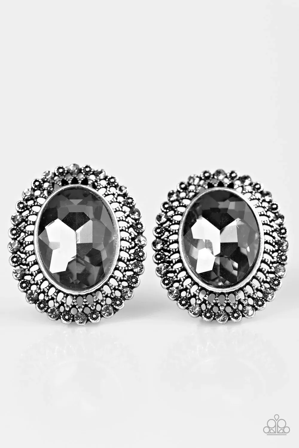 Paparazzi Earring ~ Victor Vogue - Silver