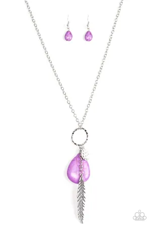 Paparazzi Necklace ~ Canyon Quest - Purple