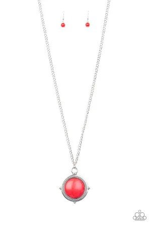 Paparazzi Necklace ~ Desert Equinox - Red