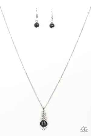 Paparazzi Necklace ~ First Class Flier - Silver