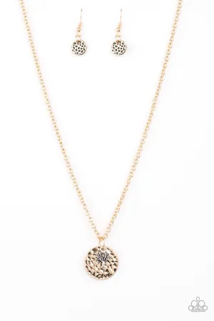 Paparazzi Necklace ~ Live TREELY - Gold