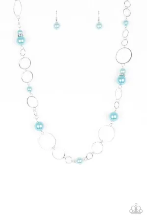 Paparazzi Necklace ~ Lovely Lady Luck - Blue