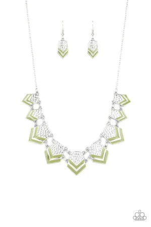 Paparazzi Necklace ~ Pack Princess - Green