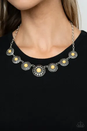 Paparazzi Necklace ~ Sahara Solar Power - Yellow