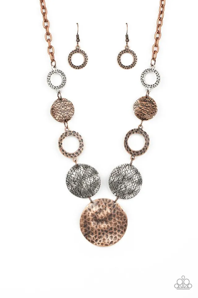 Paparazzi Necklace ~ Terra Adventure - Copper