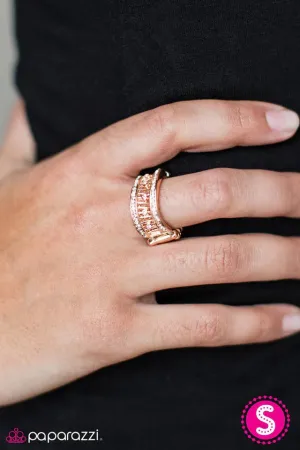 Paparazzi Ring ~ Always Look Up - Rose Gold