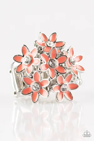 Paparazzi Ring ~ Blooming Bouquets - Orange